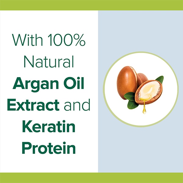 Argan oil extract and keratin protein