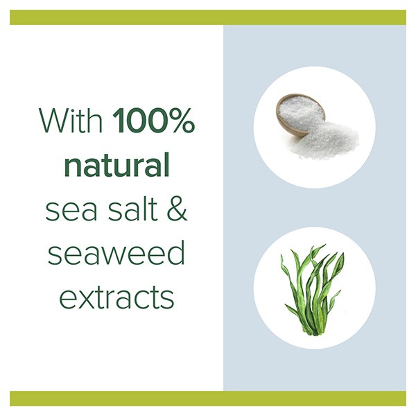 Natural sea salt and seaweed extracts