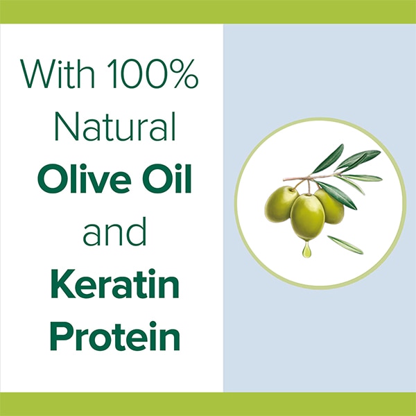 Olive oil and keratin protein