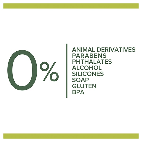 0% animal derivatives 0% animal derivatives