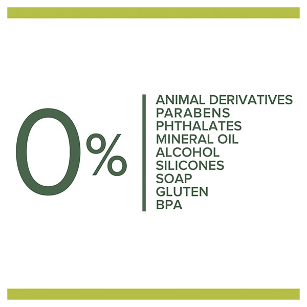 0% animal derivatives 0% animal derivatives