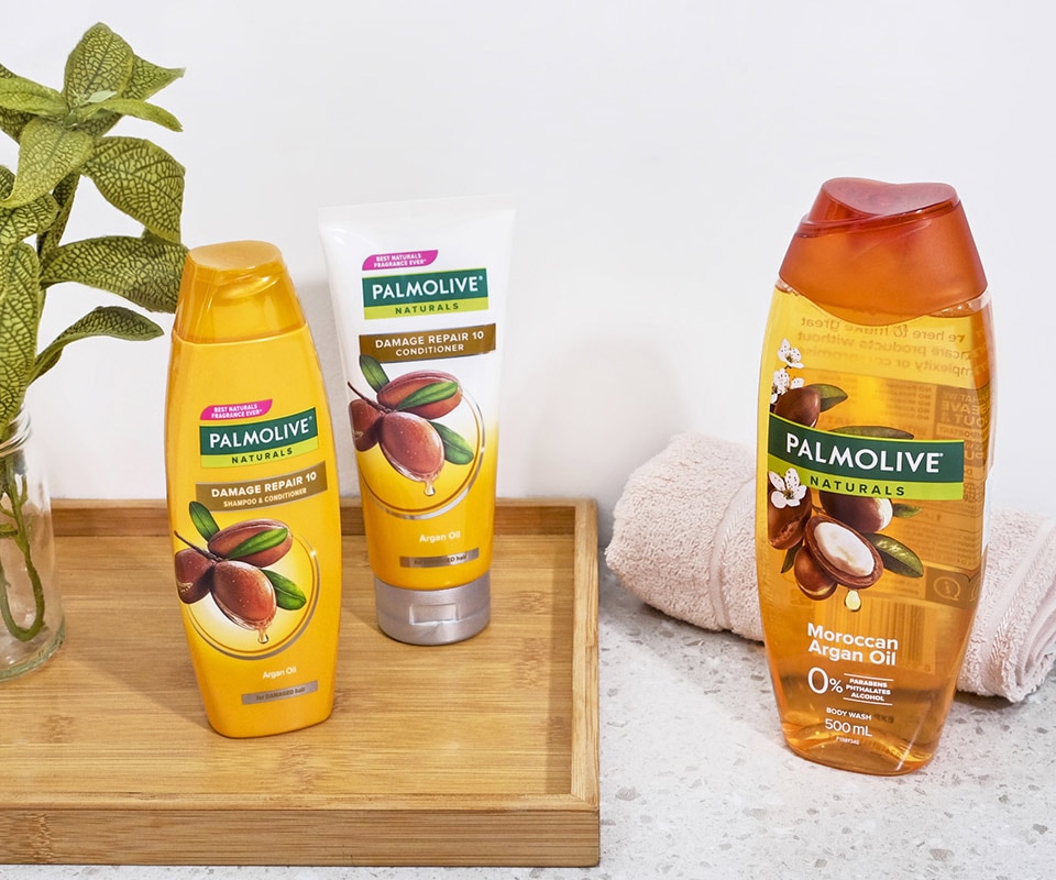Palmolive® Naturals Moroccan Argan Oil products Palmolive® Naturals Moroccan Argan Oil products