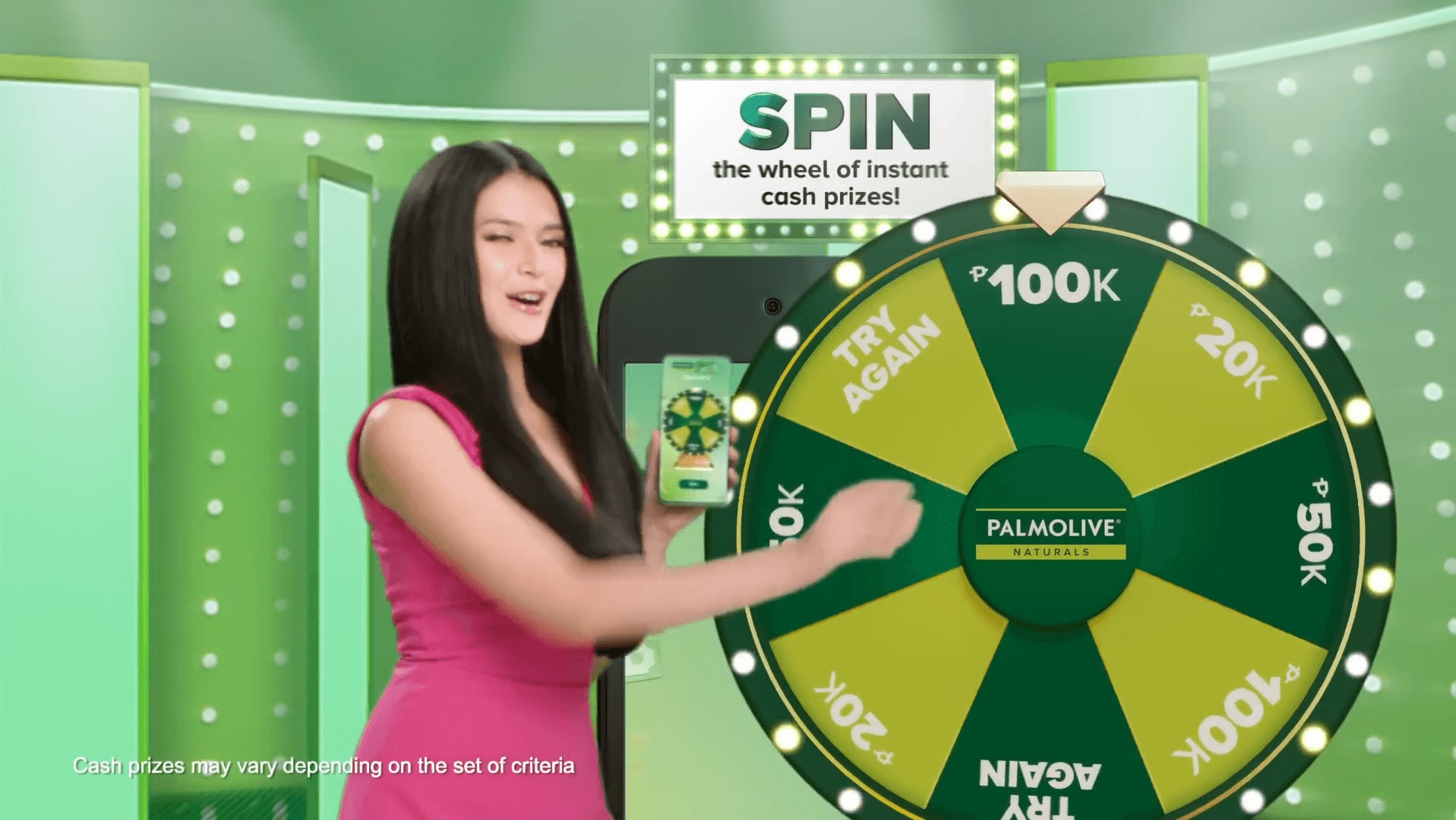 Spin the wheel! Spin the wheel!