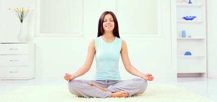 woman stretching 